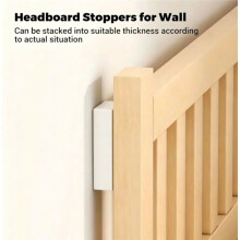 1set EVA Foam Double Sided Adhesive Wall & Furniture Protection Pads,Shock Absorbing, Anti Slip, and Noise Reduce White