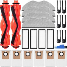 Accessory Set Compatible with H40 Robot Vacuum H40 Replacement Parts: Main Brushes,Filters,Mop Pads,Dust Bags,Side Brushes