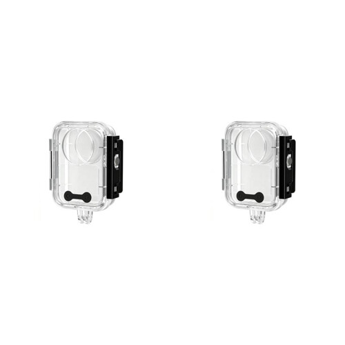 2pcs 45M Waterproof Case Frame Protective Case Underwater Diving Housing for  Osmo 360 Action Camera