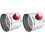 2 Set 8 Inch Motorized Duct Damper,Adjustable Volume Damper, Backdraft Damper Airflow Control,AC 24V 1