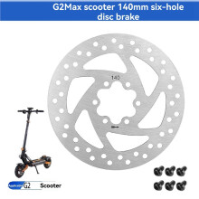 2X for G2Max/A1 Electric Scooter 140MM Disc Brake Rotor 6 Holes Stainless Steel Brake Disc with Screws