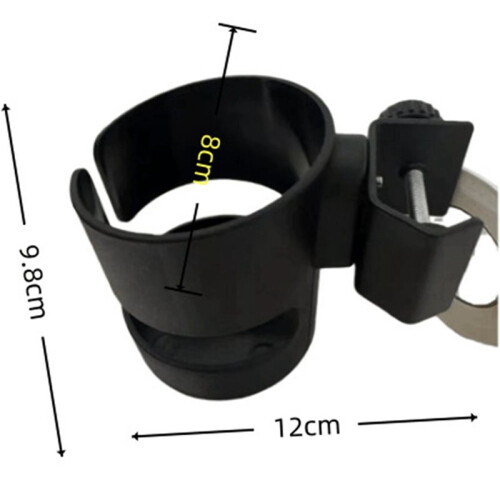2X Suporte para Garrafa de Água com Pedestal de Microfone para Bicicleta e Scooter