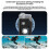 2pcs 45M Waterproof Case Frame Protective Case Underwater Diving Housing for  Osmo 360 Action Camera 5