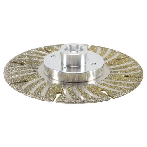 2X Electroplated Diamond Angle Grinding Wheel 4.5in - Multitool Metal Cutter Discs