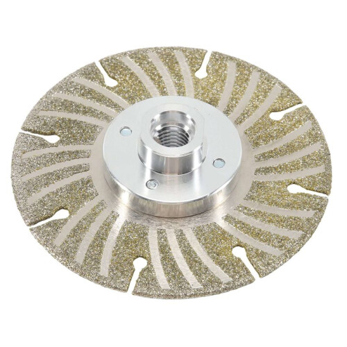 2X Electroplated Diamond Angle Grinding Wheel 4.5in - Multitool Metal Cutter Discs 2