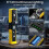 Magnetic Rechargeable Flashlight, LED Underhood Work Light for Mechanics 180 Rotating Base, Side Magnet, Hidden Hook A 5