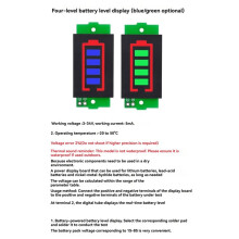 10PCS 1-8S Lithium Battery Capacity Indicator Module Three String LED Lithium Battery Pack Indicator Board 3-34V A