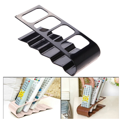 Tv Supporto Per Telecomando Dvd Supporto Per Scaffali Per Ripiano Organizer (Nero)