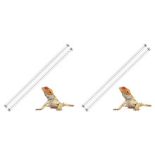 Bombilla UVB T5 para Dragón Barbudo, 10 W, 24 W, UVA, UVB, HO, Barra de Luz para Reptiles, 22 Pulgadas, Paquete de 4