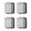 4PCS Vacuum Cleaner Floor HEPA Filter Compatible for   Lite A20 Air Replacement Attachment 5