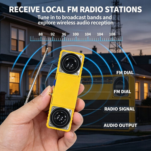 For Flipper FM Radio Receiver Expansion Module Band Tuner Board, DIY  Audio Playback Application Development, 1PC 1