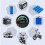 Round Digital LCD  8-30V Voltmeter and Battery Level Indicator with USB Output for Lead-Acid/Lithium Iron 4