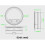 Round Digital LCD  8-30V Voltmeter and Battery Level Indicator with USB Output for Lead-Acid/Lithium Iron 7