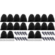 Portable Outdoor Gazebo Curtains Weight Bag with 20 Weight Pockets,20 Carabiners,20 Clips,for Gazebo Garden Beach Tent