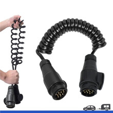 2pcs 3meter 13 Pin Towing Trailer Extension Cable Lead Light Connector 13Pin Male to 13Pin Male Caravan Light Board Plug