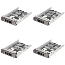 4pcs 3.5 Inch SAS Hard Disk Tray Caddy for PowerEdge R730 R630 T640 T630 T340 T440 0KG1CH Adapter 09W8C4