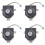 4X Replacement Joystick for N64 Controller 3D Joystick Repair Kit for Enhanced Gaming Precision 1