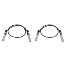 2PCS 40G QSFP+ for DAC Copper Cable 1M High Speed Fiber Optic Cable for Mikrotik Ethernet