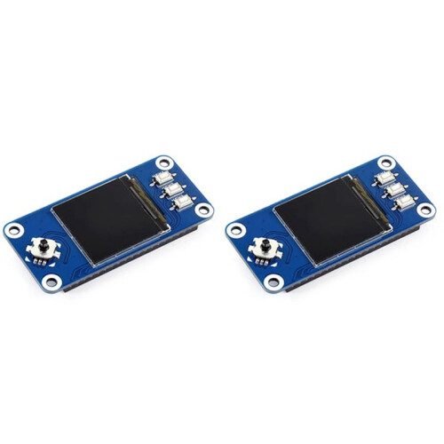 2pcs 1.3inch IPS LCD Display HAT for Raspberry Pi,240x240 Pixels,SPI Interface ,for Raspberry Pi Zero/Zero W/Zero WH/2B