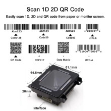 3X Self-Service Kiosk Embedded Barcode Scanner Module: Extremely Fast 1D/2D/QR Auto-Scan Reader EP8280L with TTL