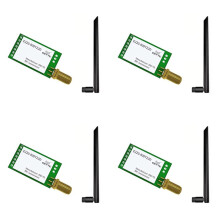 4X EBYTE E220-900T22D LoRa LLCC68 Wireless Module 22dBm Long Range 5km SMA-K Transmitter Receiver DIP W/ 868MHz Antenna