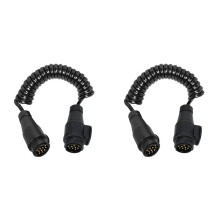 2pcs 3meter 13 Pin Towing Trailer Extension Cable Lead Light Connector 13Pin Male to 13Pin Male Caravan Light Board Plug