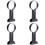4X Adjustable Wall Bracket for 10cm Diameter Fish Bubble Lamps Secure and Stylish Aquarium Light Holder 1