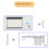2X AC220 Wireless Remote and Receiving Controller for Electric Projector Screen Motorized Pantalla Projector 4