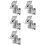 5X Wall-Mounted Bracket Face Recognition Machines Access Control Multi-Angle Adjustment Universal Aluminum Alloy Base 2