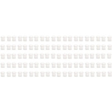 200pcs Walkie Talkie Acoustic Coil Air Tube Silicone in-Ear Earbuds Mushroom Eartip Replacement Radio Earpiece Headset