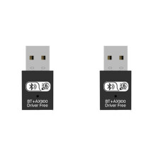 2X Adaptador USB 3.0 WiFi 6 de 900 Mbps, Tarjeta de Red USB Dongle, Receptor Ethernet WiFi de Banda Dual 2.4G/5G para Portátiles con Windows 7/10/11.