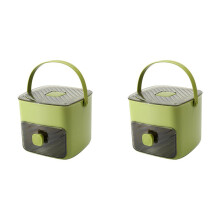 2X 48 Grid Mold Reusable Refrigerator Ice Maker Food Grade Ice Storage Box Home Ice Making Tool Tray Mold