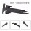 3X 1C0823593D Car Hood Pull Handle  Release for  Beetle 1998-2010 1C0823593D01C 4