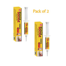 Roach Doctor Cockroach Gel Bait - Indoor & Outdoor Roach Killer with Syringe Applicator (Pack of 2)
