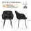 (Black, Set of 6) GOEURVANT Dining Chairs 3