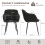 (Black, Set of 2) GOEURVANT Dining Chairs 3