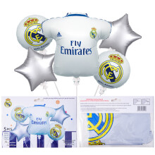 5 Foil Balloons for Football Birthday Party Decorations Party for Fans