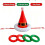 Inflatable Christmas hat ring toy, family interactive game props, hat ring toy 1