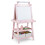 Costway Art Easel Double-sided Easel w/Magnetic Whiteboard Pink 11