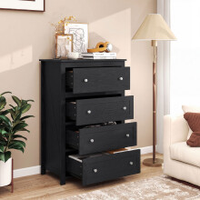 4 Drawer Dresser Storage Cabinet Chest of Drawers Clothes Organizer