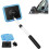 Dual Window Cleaner, Extendable Handle Microfiber Pads for Car Window Mirror Household Glass 7