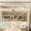 2 Tier Wooden Hamster Cage with Shelf and Openable Top 6