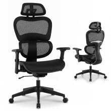Mesh Office Chair Executive Chair w/Lumbar Support Adjustable Headrest