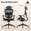 Costway Mesh Office Chair Executive Chair w/Lumbar Support Adjustable Headrest 3