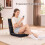 Costway Adjustable Floor Chair with Adjustable Backrest and Sponge Filling 6