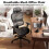 Costway Mesh Office Chair Executive Chair w/Lumbar Support Adjustable Headrest 6