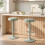 Costway Counter Height Chairs Swivel Function Modern Island Chairs Padded Seat 5