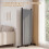 Costway Room Divider Folding Privacy Screen Portable Wall Separator Grey 5