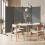Costway Room Divider Folding Privacy Screen Portable Wall Separator Grey 7