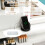 Costway Vanity Desk Set with Mirror & Lights Makeup Table w/Storage Stool 6